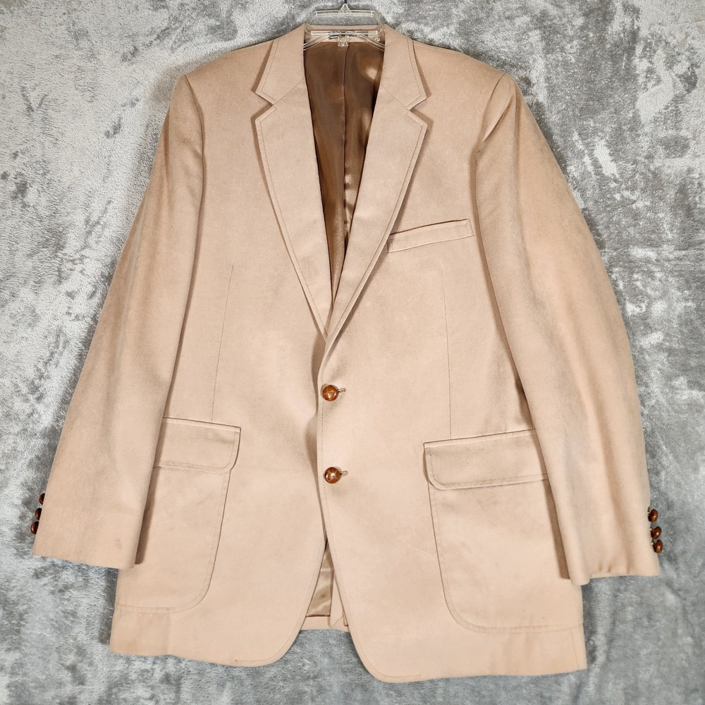 Vintage Lacrosse Blazer Men's 48R‎ Academia Preppy Wool Suede Jacket